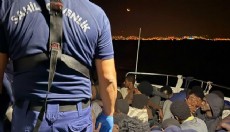 Kuşadası açıklarında 29 kaçak göçmen yakalandı