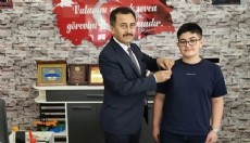 LGS birincisi altınla ödüllendirildi