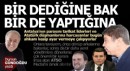 Lafım Türel'e; bir dediğine bak, bir de yaptığına...