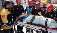 Lisede deprem tatbikatı