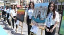 Liselilerden resim sergisi