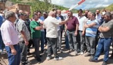 Maden işçileri isyan etti