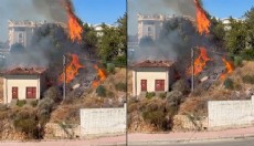 Manavgat’ta elektrik trafosu yangına neden oldu