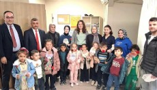 Minik öğrencilerin hastane ziyareti