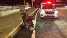 Motosiklet kazasında astsubay ağır yaralandı