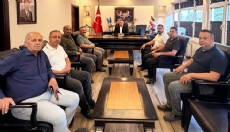 Muhtarlardan Kaymakam Yılmazer'e ziyaret