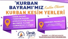 Muratpaşa Belediyesi Kurban Kesim Noktaları banneri
