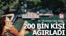 Muratpaşa Falezler plajlarında 200 bin kişi ağırlandı