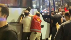 NATO protestosuna polis müdahalesi