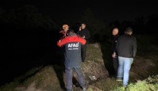 Nehirde kayıp ihbarı ekipleri harekete geçirdi