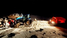 Off-road için gittikleri dağda mahsur kalanlar kurtarıldı