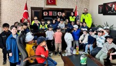 Öğrencilere trafik eğitimi