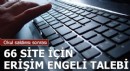Okul saldırısı sonrası 66 site için erişim engeli talebi