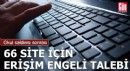 Okul saldırısı sonrası 66 site için erişim engeli talebi