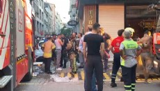 Otelde çıkan yangında 12 kişi yaralandı