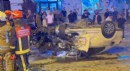 Otobüs le otomobil çarpıştı : 1'i ağır 2 yaralı