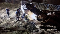 Otomobil şarampole devrildi: 1 ölü