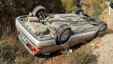 Otomobil takla attı: 1 yaralı