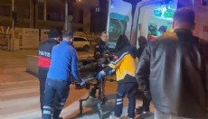 Otomobille çarpışan motosikletli yaralandı