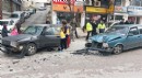 Otomobiller çarpıştı: 1 yaralı