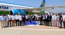 Özbekistan'dan Antalya'ya tarihi uçuş