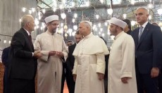 Papa 14’üncü Leo Sultanahmet Camii’ni ziyaret etti