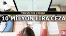 Parayla tez yazana 10 milyon lira ceza