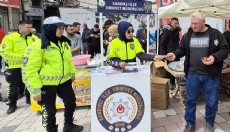 Polislerden şehit meslektaşları için lokma