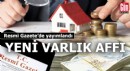 Resmi Gazete’de yayımlandı: Yeni varlık affı