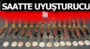 Saatte uyuşturucu taşındı