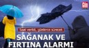 Sağanak ve fırtına alarmı verildi: Günlerce sürecek