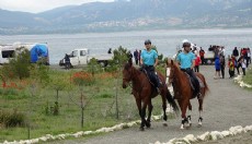 Salda Gölü'nde atlı jandarma göreve başladı