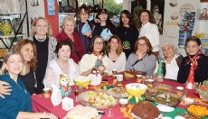 Sanat atölyesinde yeni yıl kutlaması