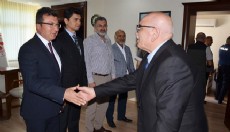 Serik'te protokol bayramlaştı