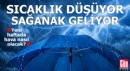 Sıcaklık düşüyor, sağanak geliyor!
