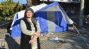 Sındırgı'da evlerine girmeye çekinenler, çadırlarda kalıyor