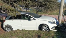 TIR'la otomobil çarpıştı: 2 yaralı