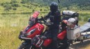 Tek motosiklet ve 2 köpekle 28 aydır Türkiye'yi geziyorlar