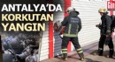Tekstil atölyesinde korkutan yangın