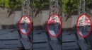 Temizlik işçisinin bayrak hassasiyeti