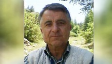 Traktöre bağlayıp sökmek istediği ağaç üzerine devrildi