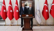 Vali Aktaş mevkidaşı Erin'i ağırladı