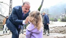 Vali Erin'den Aşağı Gökdere'de inceleme