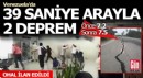 Venezuela'da 39 saniye arayla 7.2 ve 7.5 büyüklüğünde 2 deprem