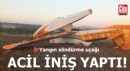 Yangın söndürme uçağı acil iniş yaptı!