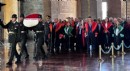 Yargıtay üyelerinden adli yıl açılışında Anıtkabir'e ziyaret