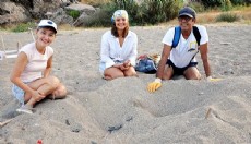 Yerleşik yabancılar deniz kaplumbağalarının koruyucusu oldu