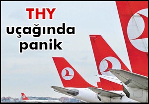 THY uçağında panik