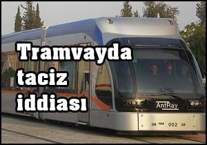 Tramwayda taciz iddiası