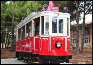 Nostalji tramvayı Dokuma'da
